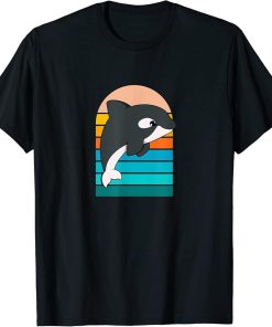 Orca Cute Retro Gift for Men Women Kids T-Shirt