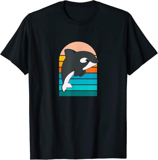 Orca Cute Retro Gift for Men Women Kids T-Shirt