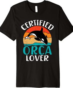 Certified Orca Lover Orca Whale Premium T-Shirt