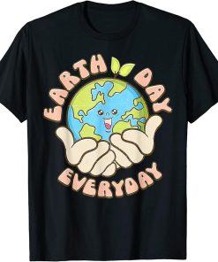 Earth Day Everyday Retro Groovy Mother Earth T-Shirt